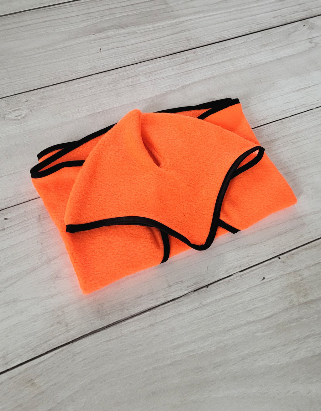 Set for Hobby Horse A4 and A5: Fleece blanket + earmuffs - neon orange