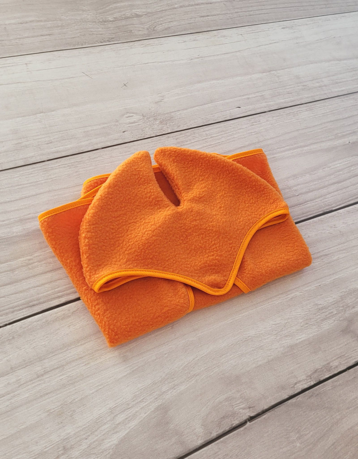 Set for Hobby Horse A4 and A5: Fleece blanket + earmuffs - orange