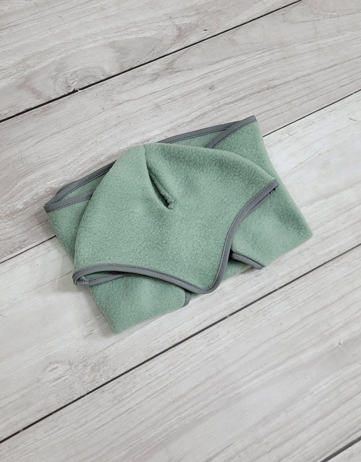 Set for Hobby Horse A4 and A5: Fleece blanket + earmuffs - sage