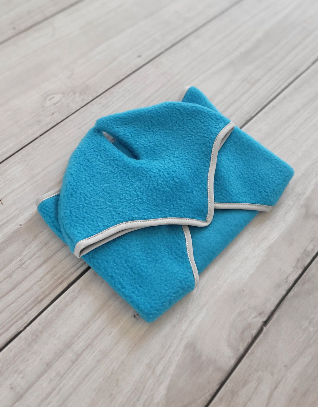 Set for Hobby Horse A3: Fleece blanket + earmuffs - turquoise
