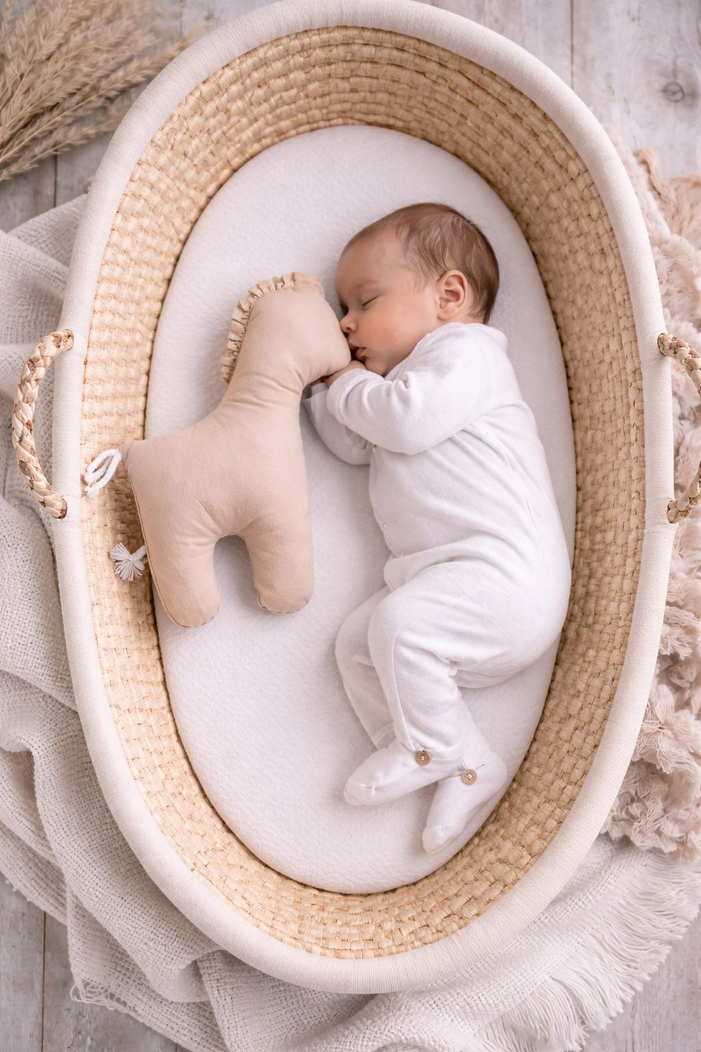 LUCKY Horse - a soft first cuddly toy - Beige