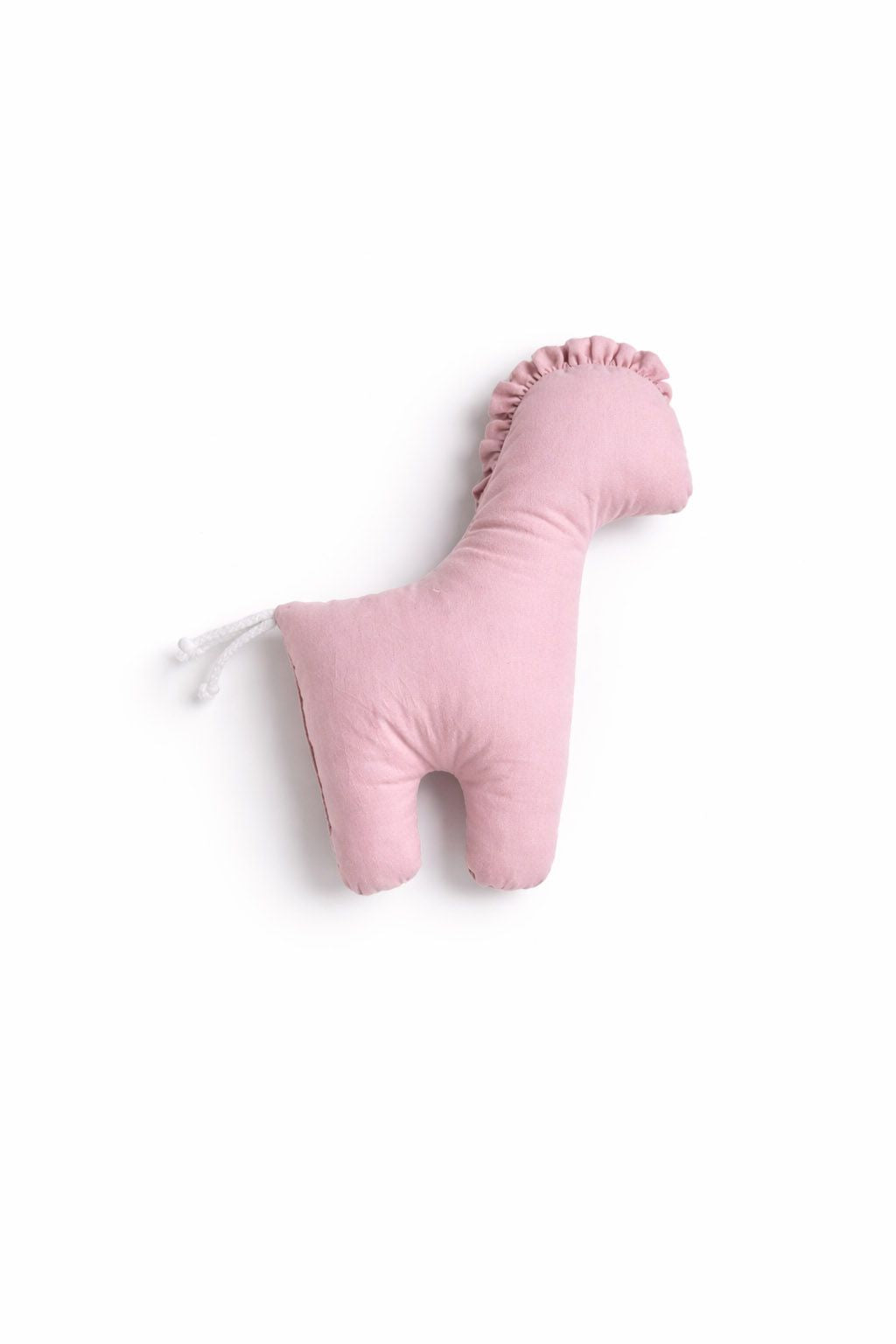 LUCKY Horse - a soft first cuddly toy - Old rose