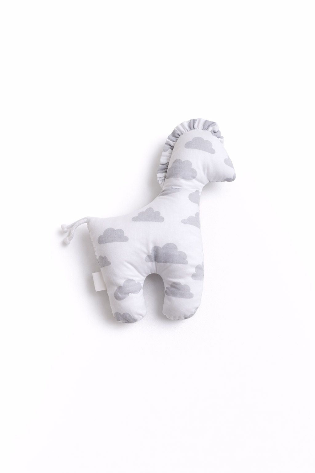 LUCKY Horse - a soft first cuddly toy - Grey clouds