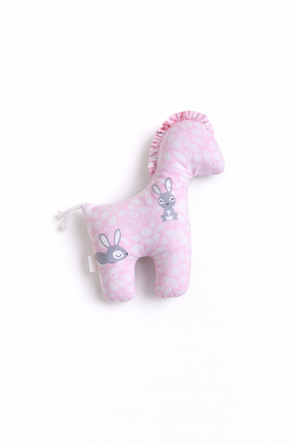 LUCKY Horse - a soft first cuddly toy - Pink Bunnies