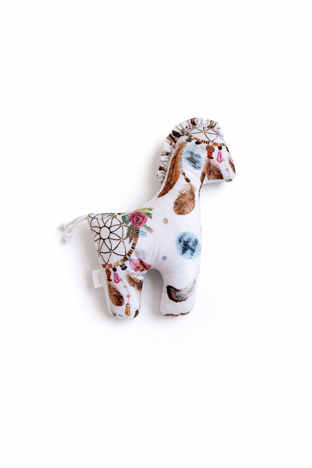 LUCKY Horse - a soft first cuddly toy - Dream catchers white