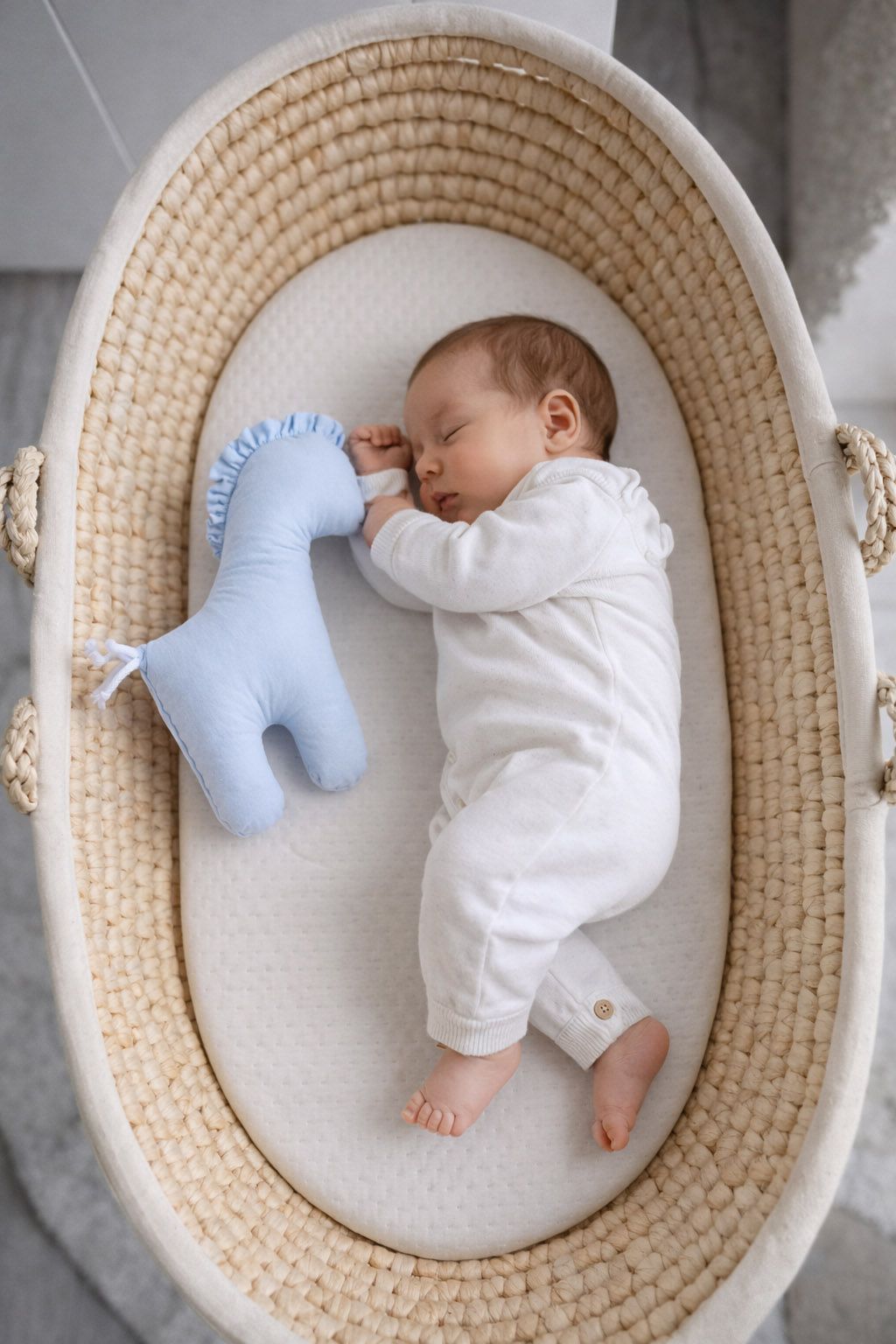 LUCKY Horse - a soft first cuddly toy - Blue