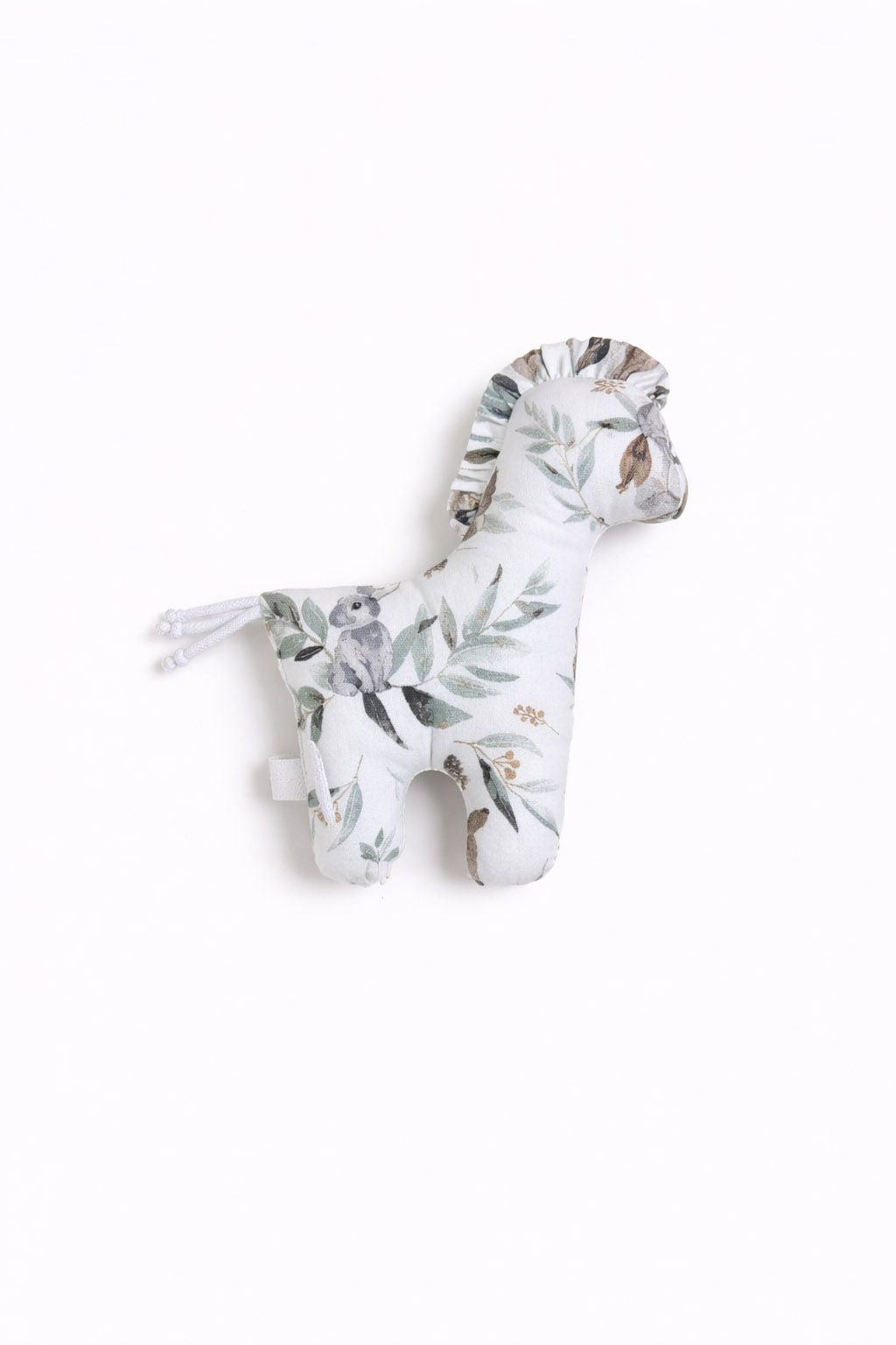 LUCKY Horse - a soft first cuddly toy - Woodland olive