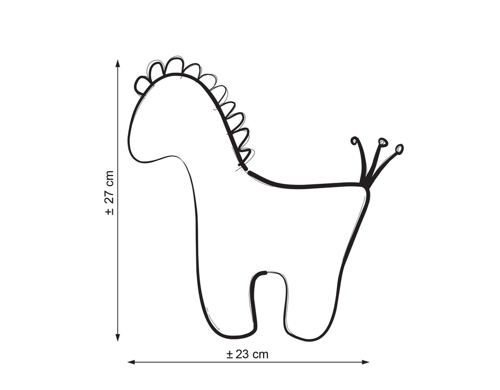 LUCKY Horse - a soft first cuddly toy - Rainbow