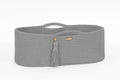Moses basket BOHO Handmade cotton with mattress - gray