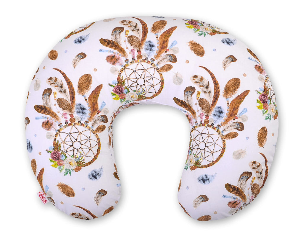 Breastfeeding Pillow Nursing Croissant Pillow, removable, Hands-Free Feeding- dream catchers