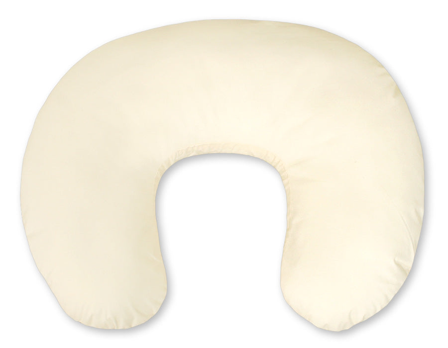 Breastfeeding Pillow Nursing Croissant Pillow, removable, Hands-Free Feeding- cream