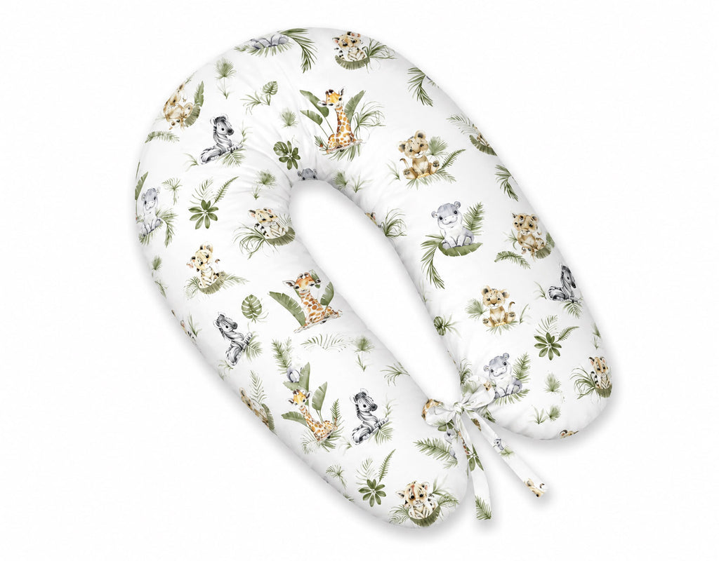 Pregnancy pillow- Longer, removable pillowcase - Little Safari