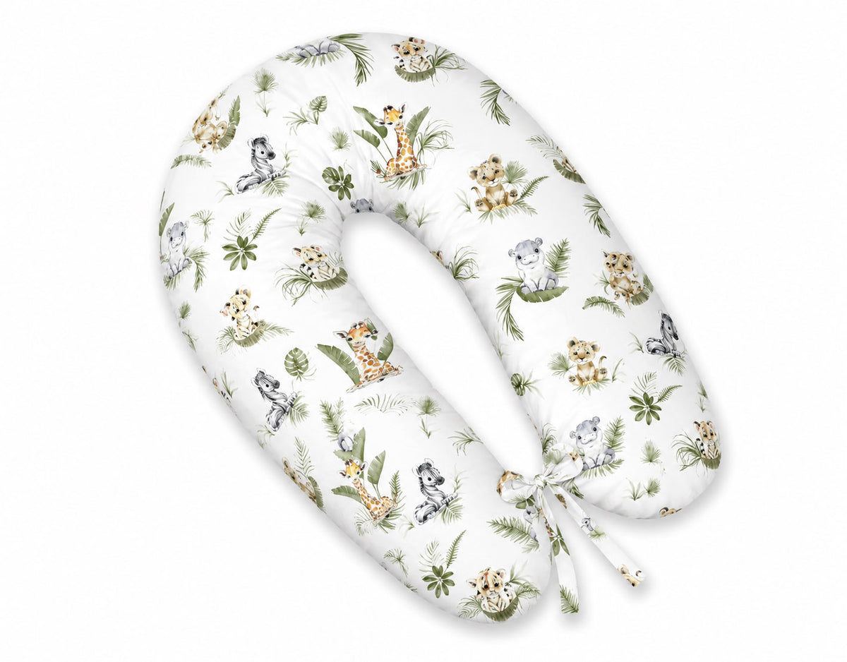 Pregnancy pillow- Longer, removable pillowcase - Little Safari