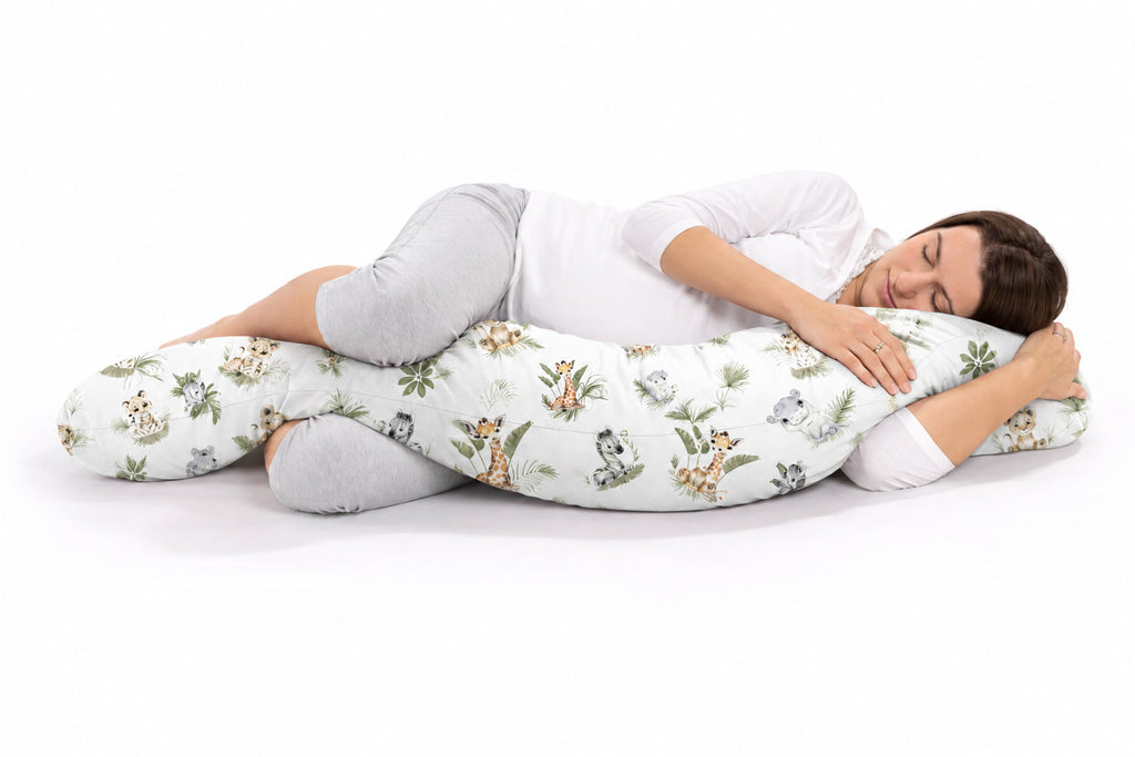 Pregnancy pillow- Longer, removable pillowcase - Little Safari