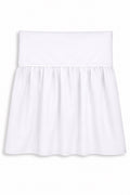 Dust Ruffle Crib - Bed Skirt - Masking flounce 120x60cm - white