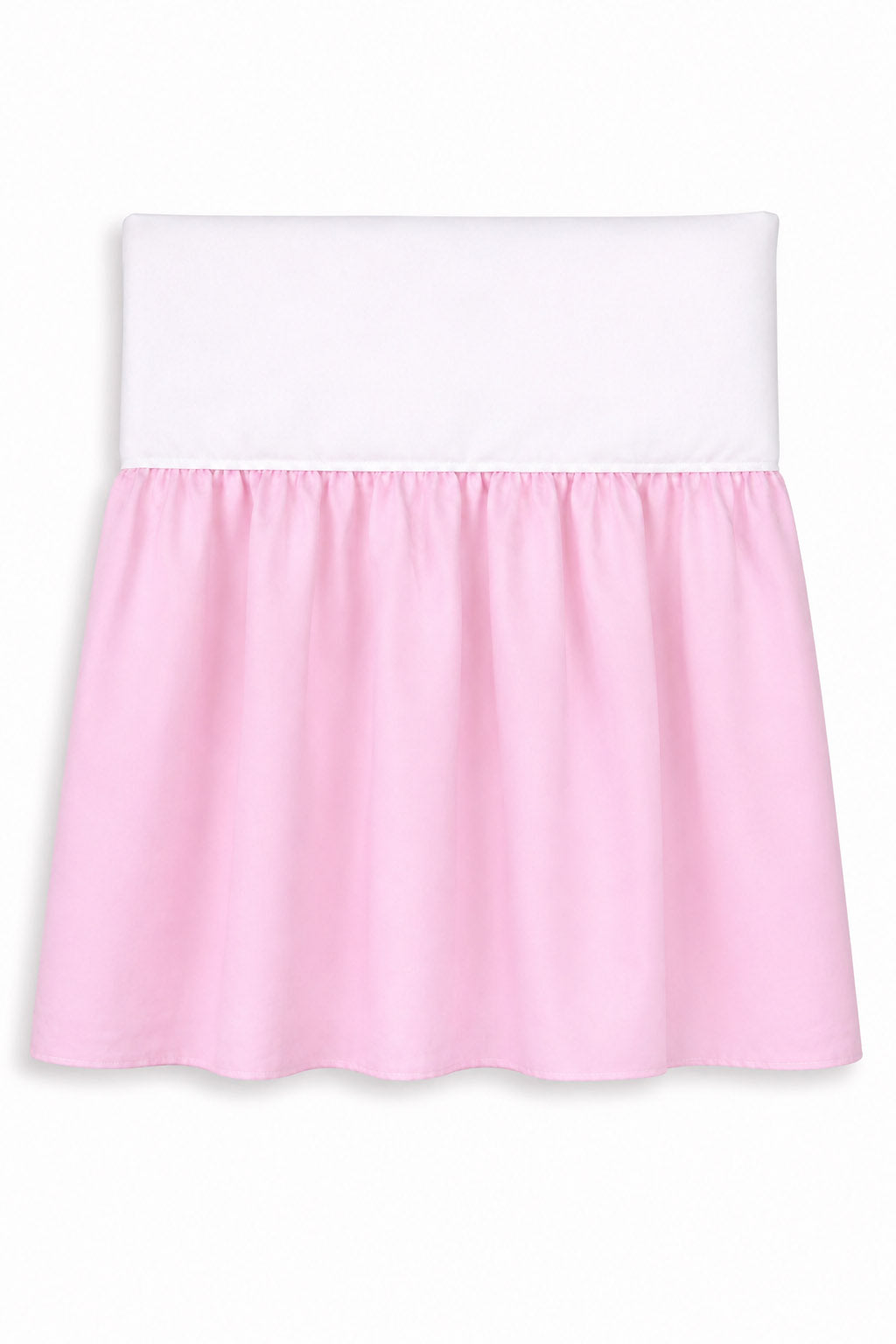 Dust Ruffle Crib - Bed Skirt - Masking flounce 120x60cm - pink