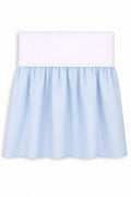Dust Ruffle Crib - Bed Skirt - Masking flounce 120x60cm - blue