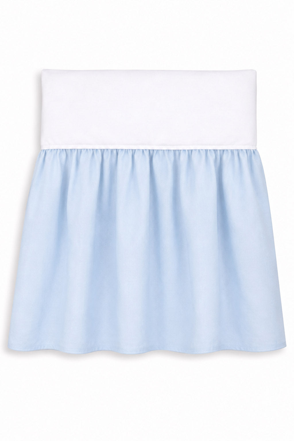 Dust Ruffle Crib - Bed Skirt - Masking flounce 120x60cm - blue