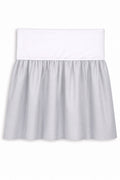 Dust Ruffle Crib - Bed Skirt - Masking flounce 120x60cm - grey