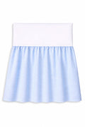 Dust Ruffle Crib - Bed Skirt - Masking flounce 120x60cm - blue strips