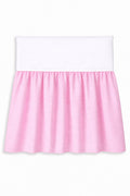 Dust Ruffle Crib - Bed Skirt - Masking flounce 120x60cm - pink strips