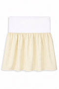 Dust Ruffle Crib - Bed Skirt - Masking flounce 120x60cm - cream-coloured check