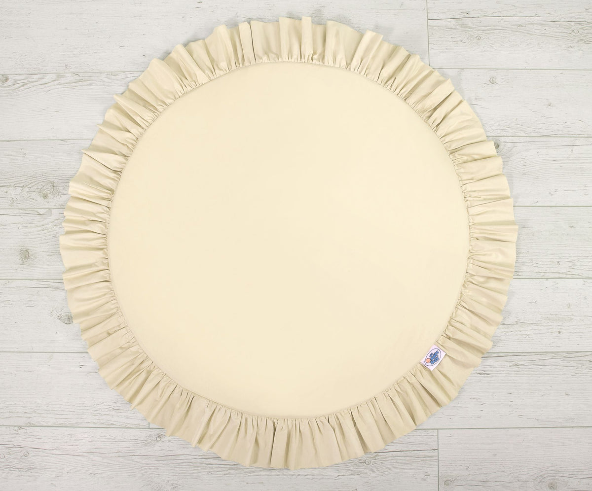 Floor play mat - cream