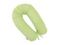 Cotton pillowcase for pregnancy pillow Longer - Green strips