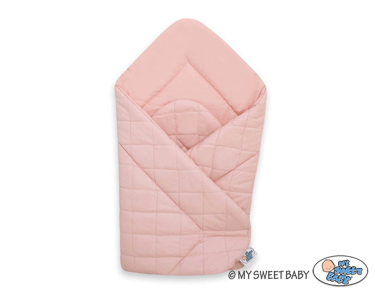 Baby nest quilted - pastel pink