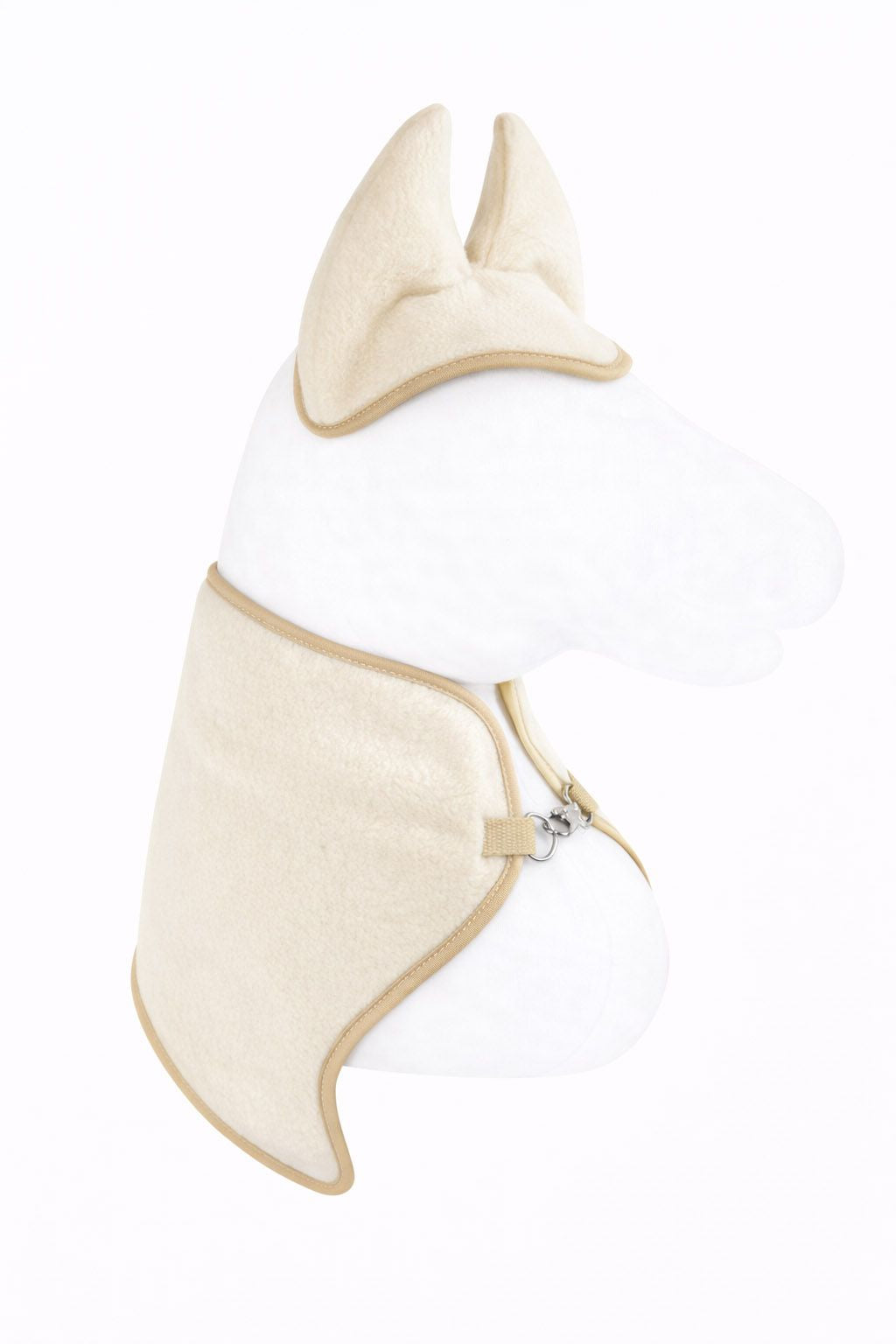 Set for Hobby Horse A4 and A5: Fleece blanket + earmuffs - cream