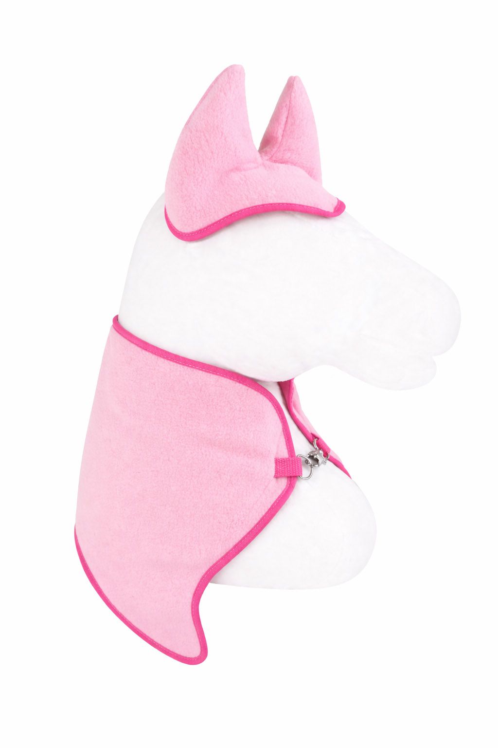 Set for Hobby Horse A3: Fleece blanket + earmuffs - light pink