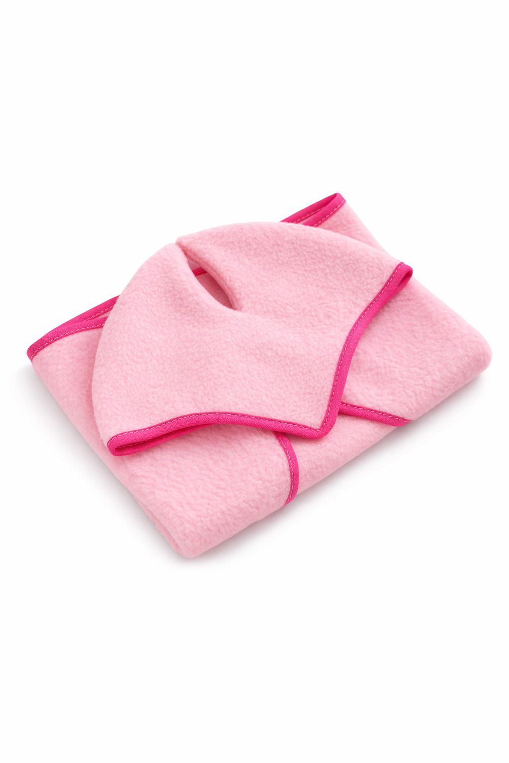 Set for Hobby Horse A4 and A5: Fleece blanket + earmuffs - light pink