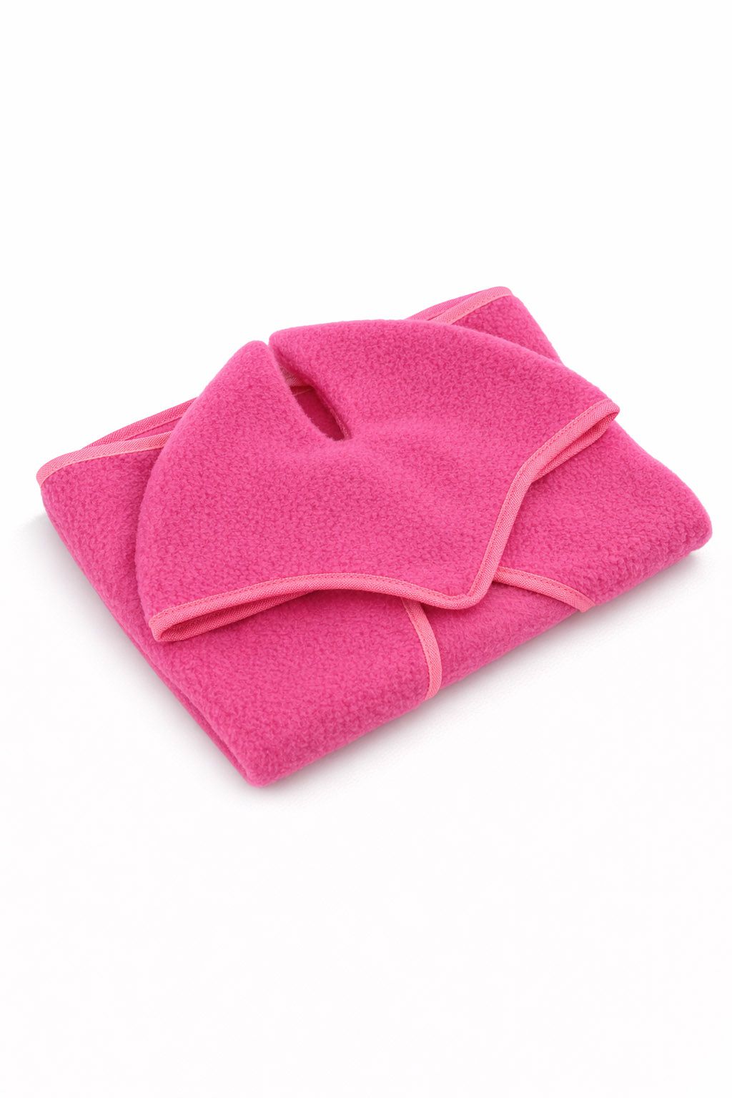 Set for Hobby Horse A3: Fleece blanket + earmuffs - dark pink