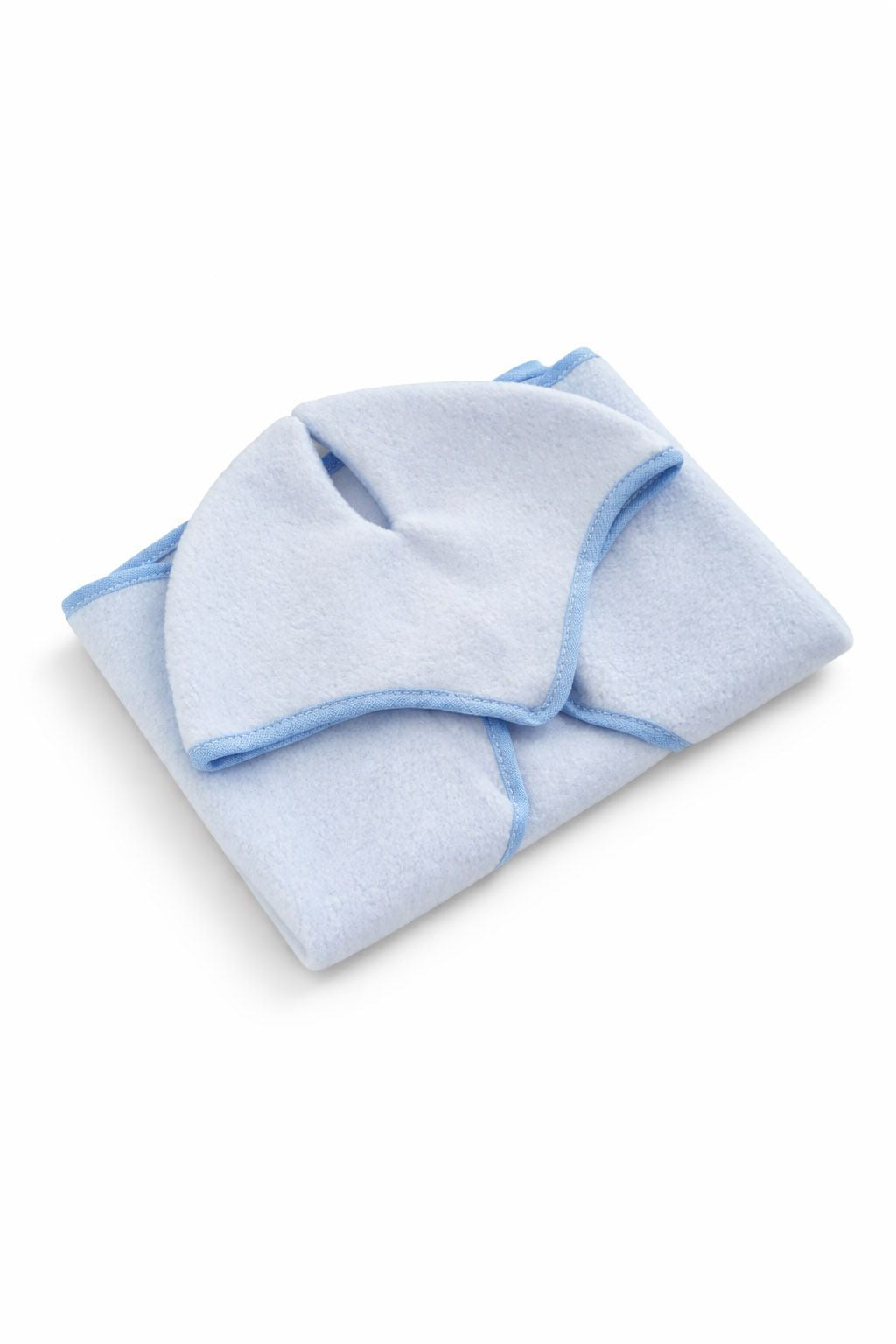 Set for Hobby Horse A3: Fleece blanket + earmuffs - light blue