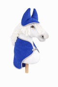 Set for Hobby Horse A4 and A5: Fleece blanket + earmuffs - dark blue