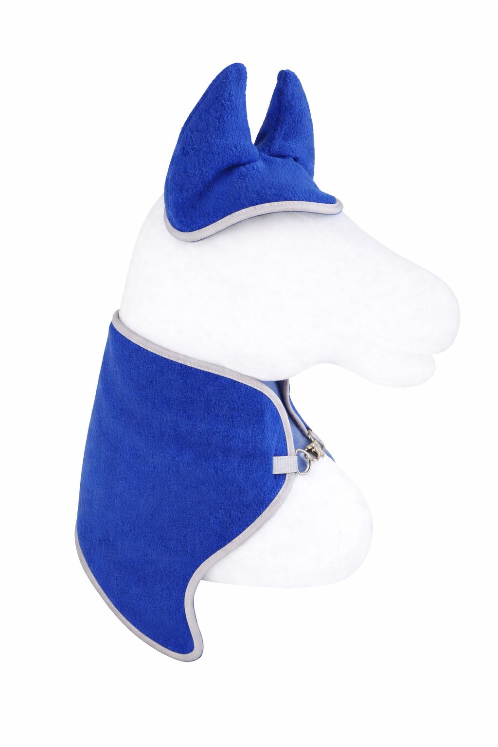Set for Hobby Horse A3: Fleece blanket + earmuffs - dark blue