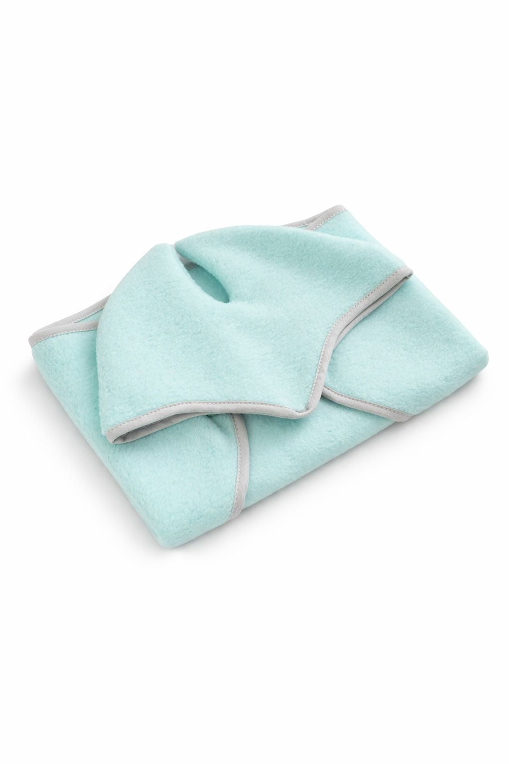 Set for Hobby Horse A3: Fleece blanket + earmuffs - light mint