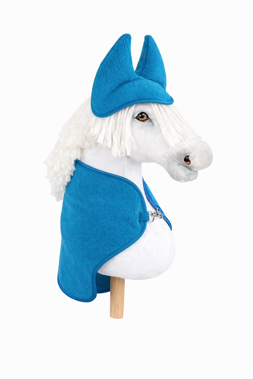 Set for Hobby Horse A4 and A5: Fleece blanket + earmuffs - turquoise
