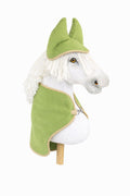 Set for Hobby Horse A3: Fleece blanket + earmuffs - light green
