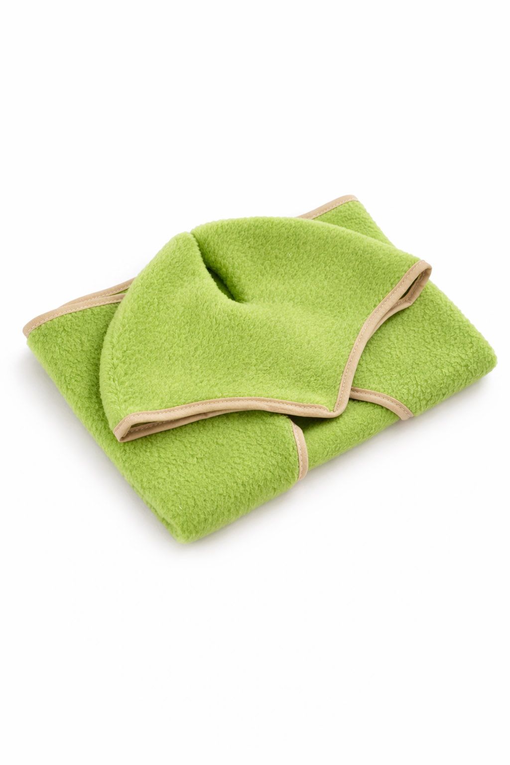Set for Hobby Horse A3: Fleece blanket + earmuffs - light green