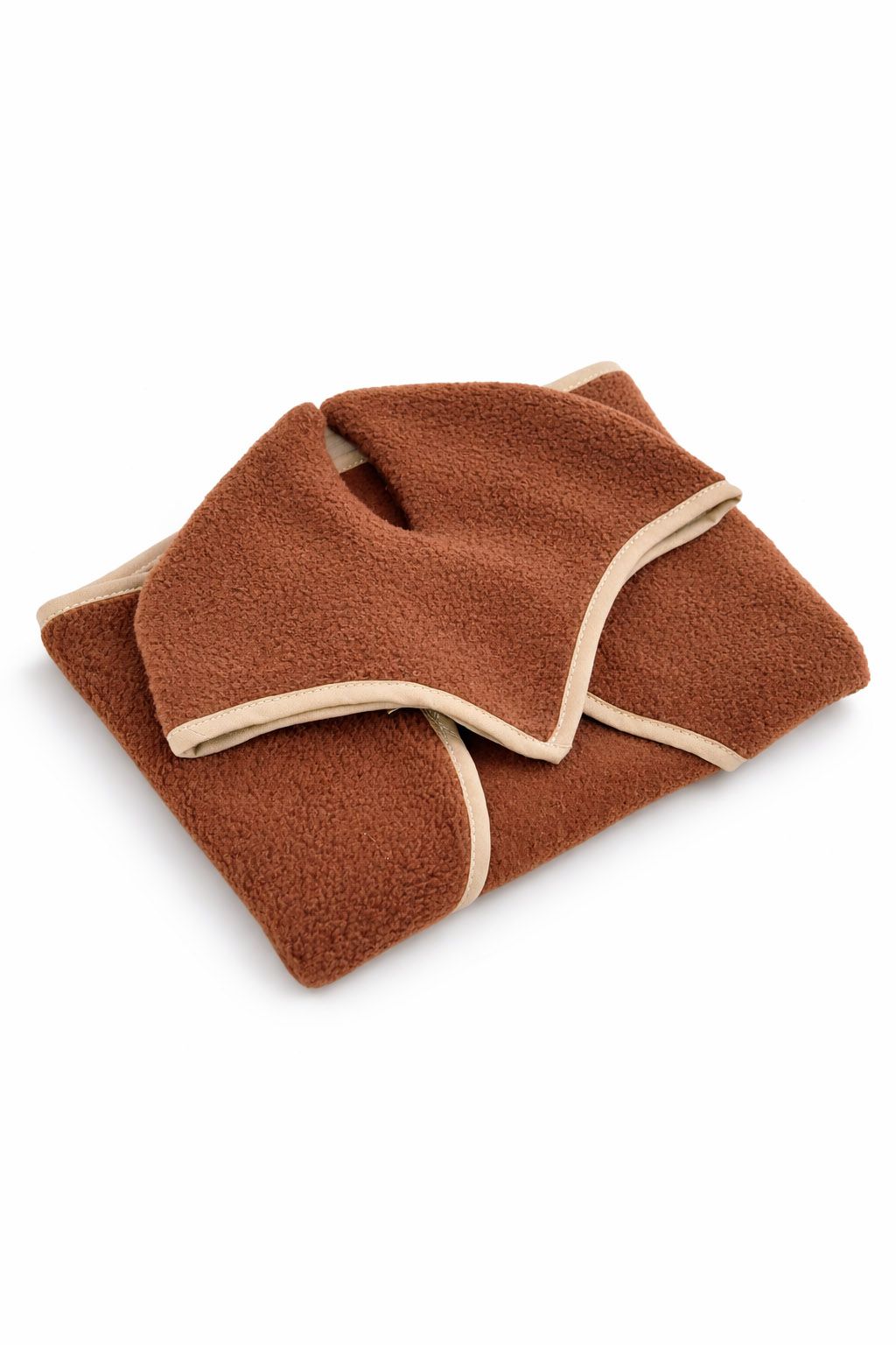 Set for Hobby Horse A3: Fleece blanket + earmuffs - brown