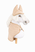Set for Hobby Horse A4 and A5: Fleece blanket + earmuffs - beige