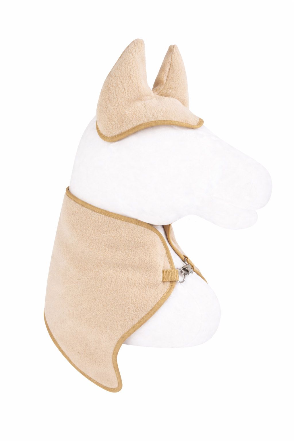 Set for Hobby Horse A3: Fleece blanket + earmuffs - beige