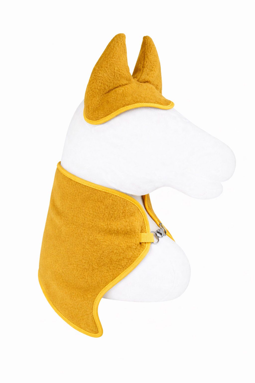 Set for Hobby Horse A3: Fleece blanket + earmuffs - honey yellow