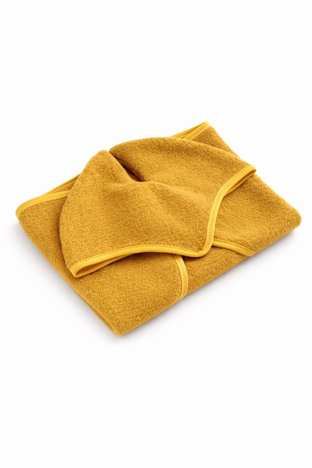 Set for Hobby Horse A3: Fleece blanket + earmuffs - honey yellow