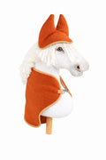 Set for Hobby Horse A4 and A5: Fleece blanket + earmuffs - ginger