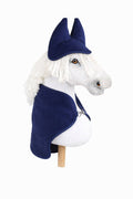 Set for Hobby Horse A4 and A5: Fleece blanket + earmuffs - denim