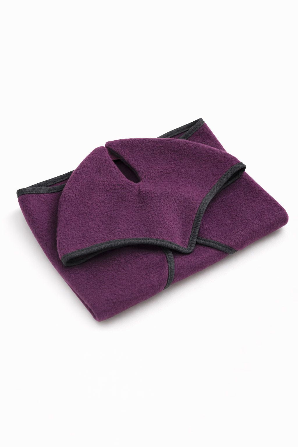 Set for Hobby Horse A3: Fleece blanket + earmuffs - plum