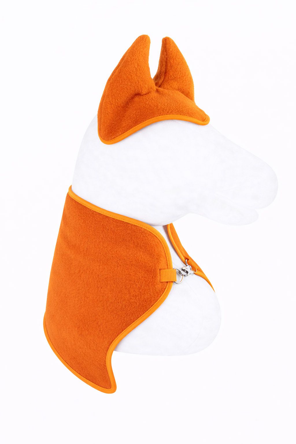 Set for Hobby Horse A4 and A5: Fleece blanket + earmuffs - orange