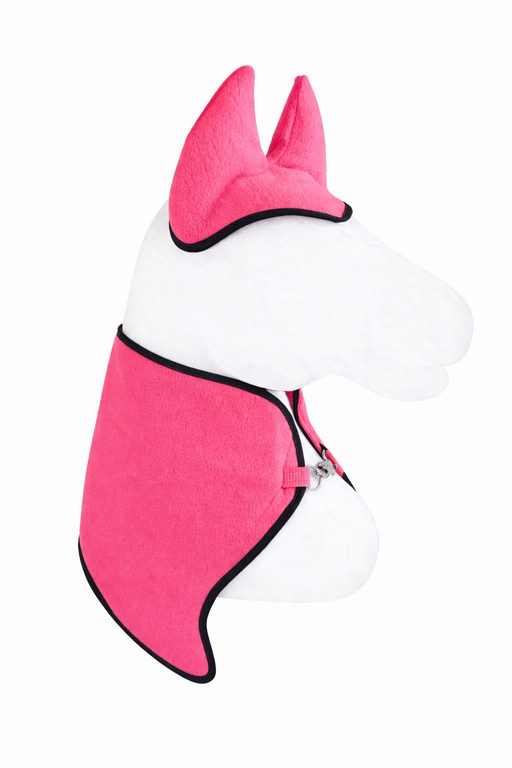 Set for Hobby Horse A4 and A5: Fleece blanket + earmuffs - neon pink
